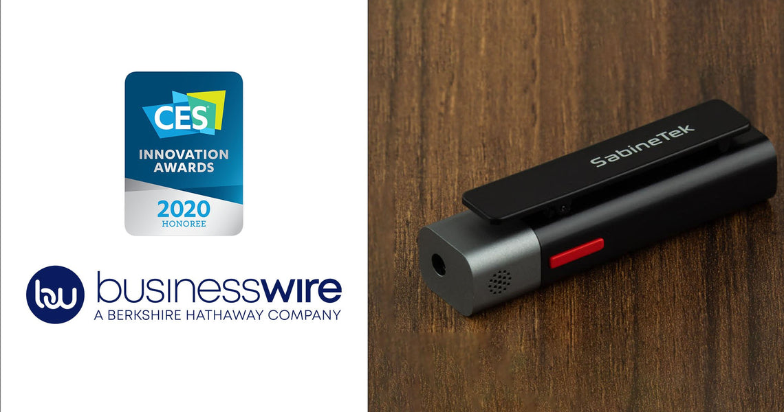 SabineTek Features Award-Winning Audio Product “SmartMike+” at CES 2020